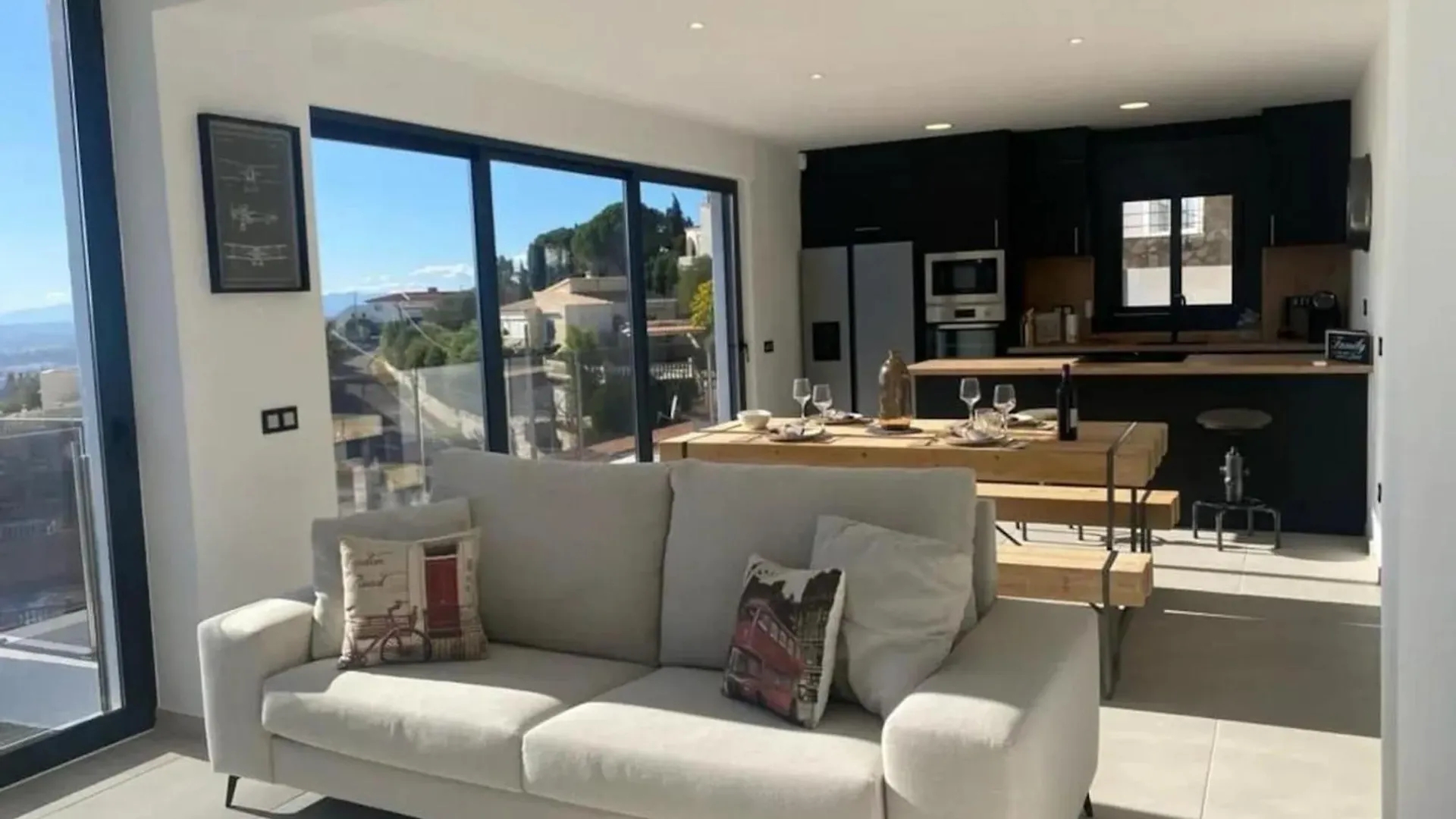 Modern House With City View In El Mas Fumats Selva de Mar Spain