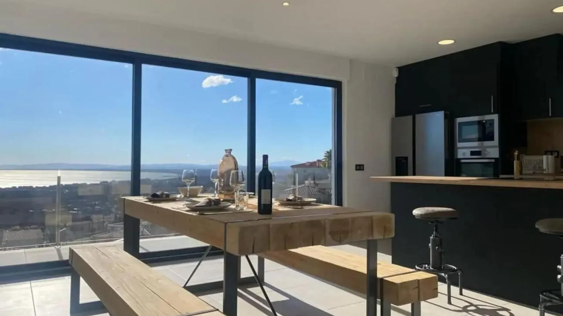 Modern House With City View In El Mas Fumats Selva de Mar